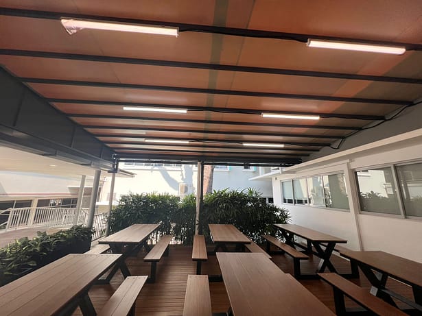 Fabric Motorised Pergola-3